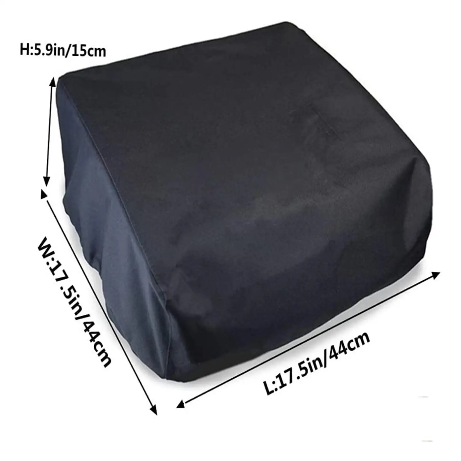 Table Top Grill Cover Heavy Duty Portable Elastic Strap Design Dustproof Water Resistant for 17\