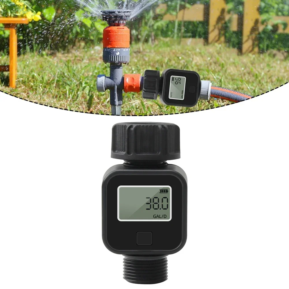 Fitment IPX Waterproof LCD Display Flowing Meter Four Water Measurements High Accuracy Day Average Water Usage