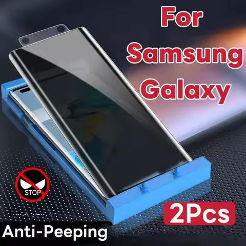 2Pcs Anti-Spy Ceramic Screen Protector for Samsung Galaxy S25 S24 S23 Ultra S22 S21 S20 Note 20 10 9 8 Plus Anti-Visit Membrane