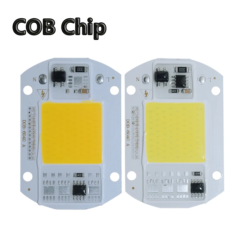 LED Chip COB Light Beads 110V 220V 20W 50W COB Chip  Light Chip For Flood Light Spotlight Lampada DIY Lighting