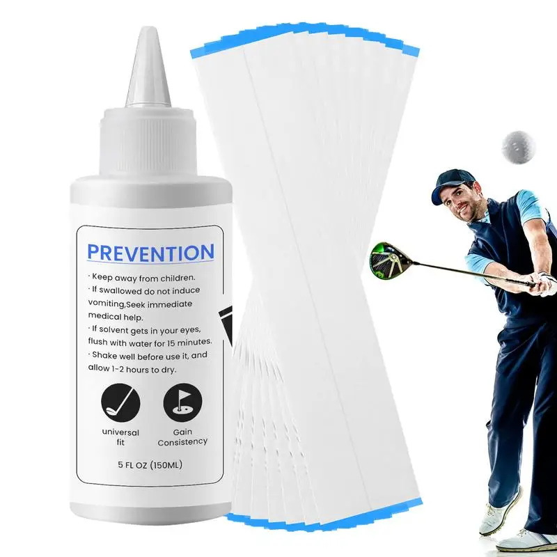 Golf Club Regripping Kits Grip Tape Strips Safe 5oz Grip Solvent 15 Paper Tapers Regripping Golf Clubs Tool Strong Golf