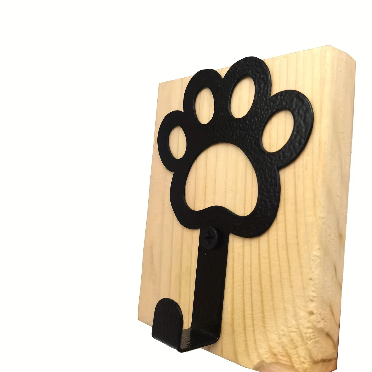 2-Pack, Metal Wall Hooks with Powder Coat, Rust-Proof for Keys, Leashes - Home Entryway Organizer” “Dog Paw Key Holder