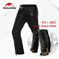 Naturehike Down Pants Ultralight Winter Warm Duck Down Pants Outdoor Camping 700FP Men Waterproof Nylon Trousers