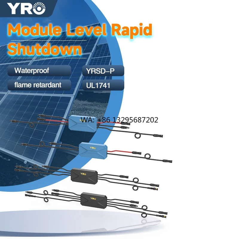 

Sunshine RSD UL1741 Listed Solar Module Level Rapid Shutdown with Emergency Button Switch Firefighter Safety Switch PLC Type