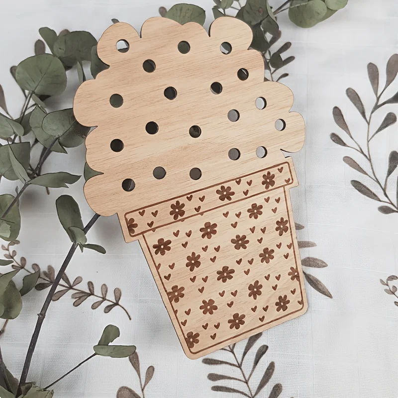 Gift Portable Wooden Floral Display Board Support Floral Arrangement Floral Arrangement Decoration Tabletop Ornament Mothers Day