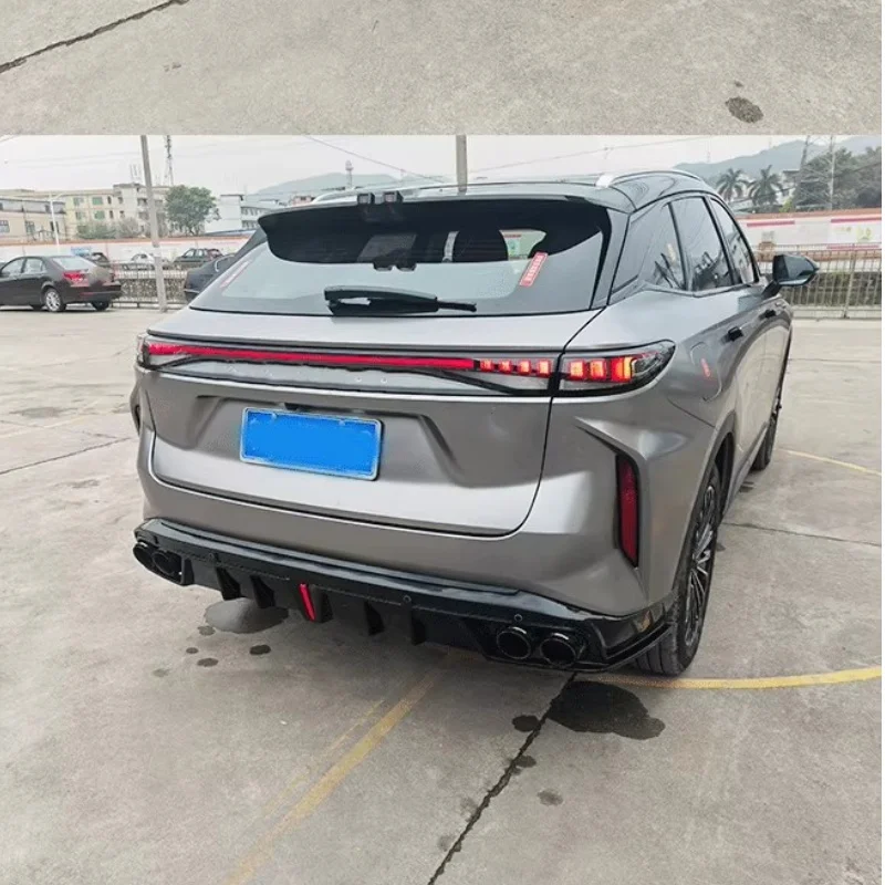 ABS material Body kit for Chery EXEED Omoda 2024 modified Gloss balck tail throat front shovel rear lip tail wing