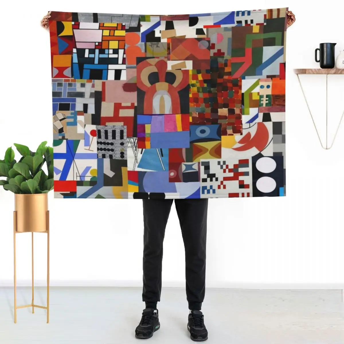 Sophie Taeuber-Arp Throw Blanket Moving Vintage Soft Plaid Blankets For Baby Hairy Decoratives Blankets