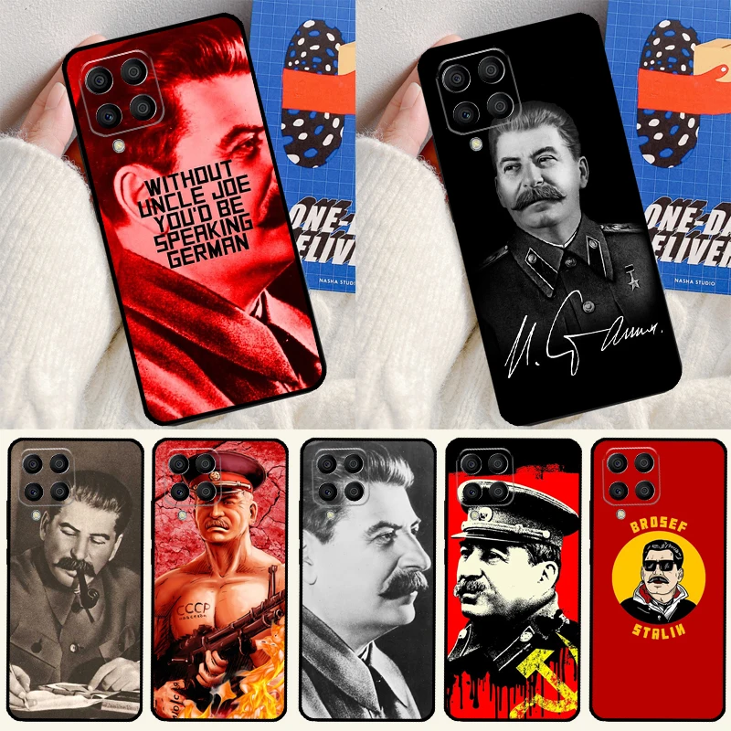 USSR Joseph Stalin For Samsung Galaxy M14 M34 M54 M33 M13 M23 M53 M15 M55 M31 M51 M20 M30s M32 M52 Phone Case