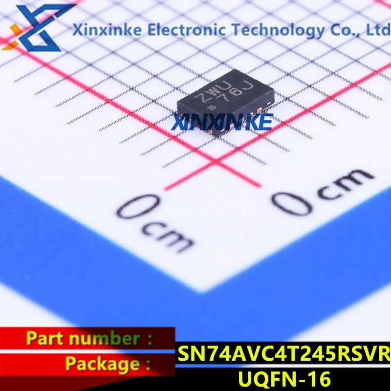 SN74AVC4T245RSVR UQFN-16 Marking: ZWU Translation - Voltage Levels 4B Dual-Supply Bus Xceiver Brand New Original