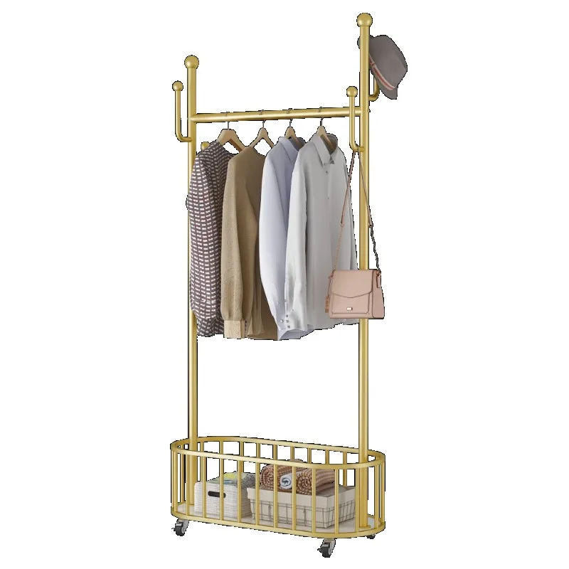 

Hanging hanger corner coat rack floor-to-ceiling household bedroom corner hanging clothes simple clothes storage