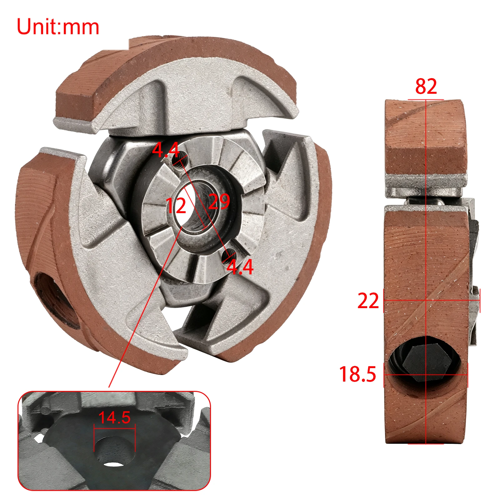 Clutch Pad & Clutch Flywheel Basket Compatible with KTM50 KTM 50 SX Pro Sr Lc Junior Senior Mini Adventure Senior