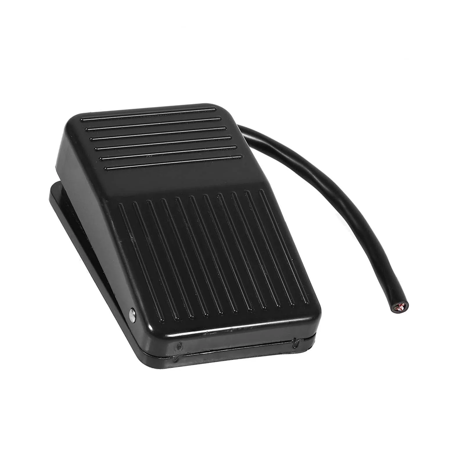 380V Electrical Power Plastic Foot Pedal Switch On Off Control Black Color 10cm Cord Electric Pedal Switch Foot Pedal Switch