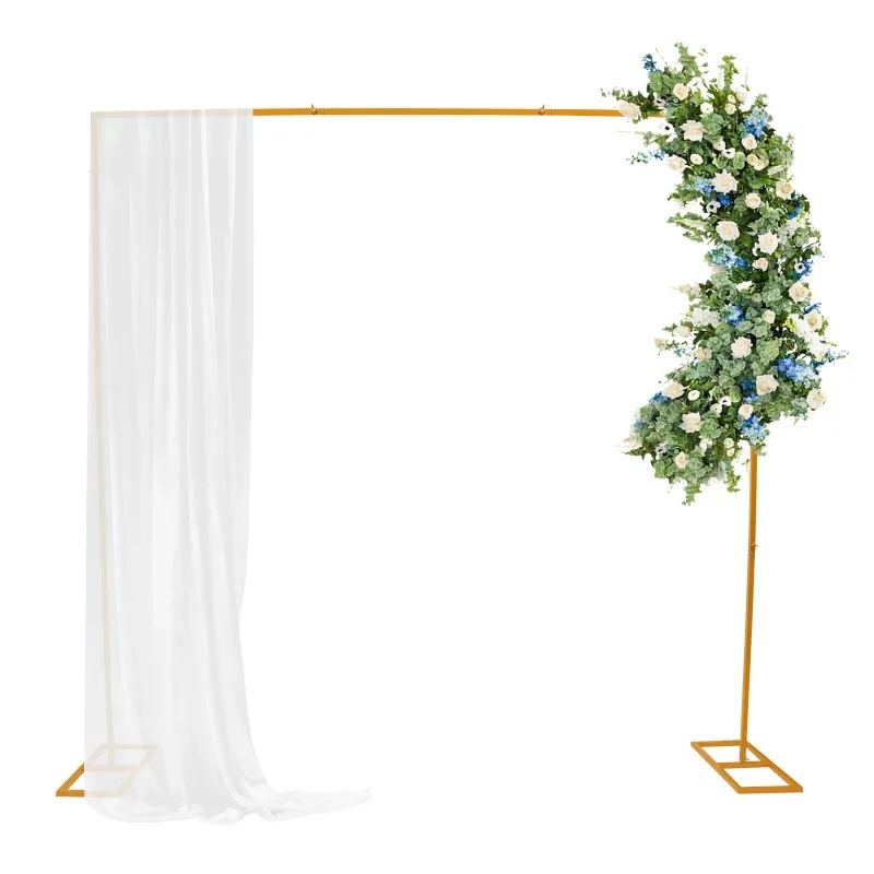 size-78ft-1pcs-gold-wedding-arch-stand-party-decor-balloon-arch-frame-backdrop-holder-bracket