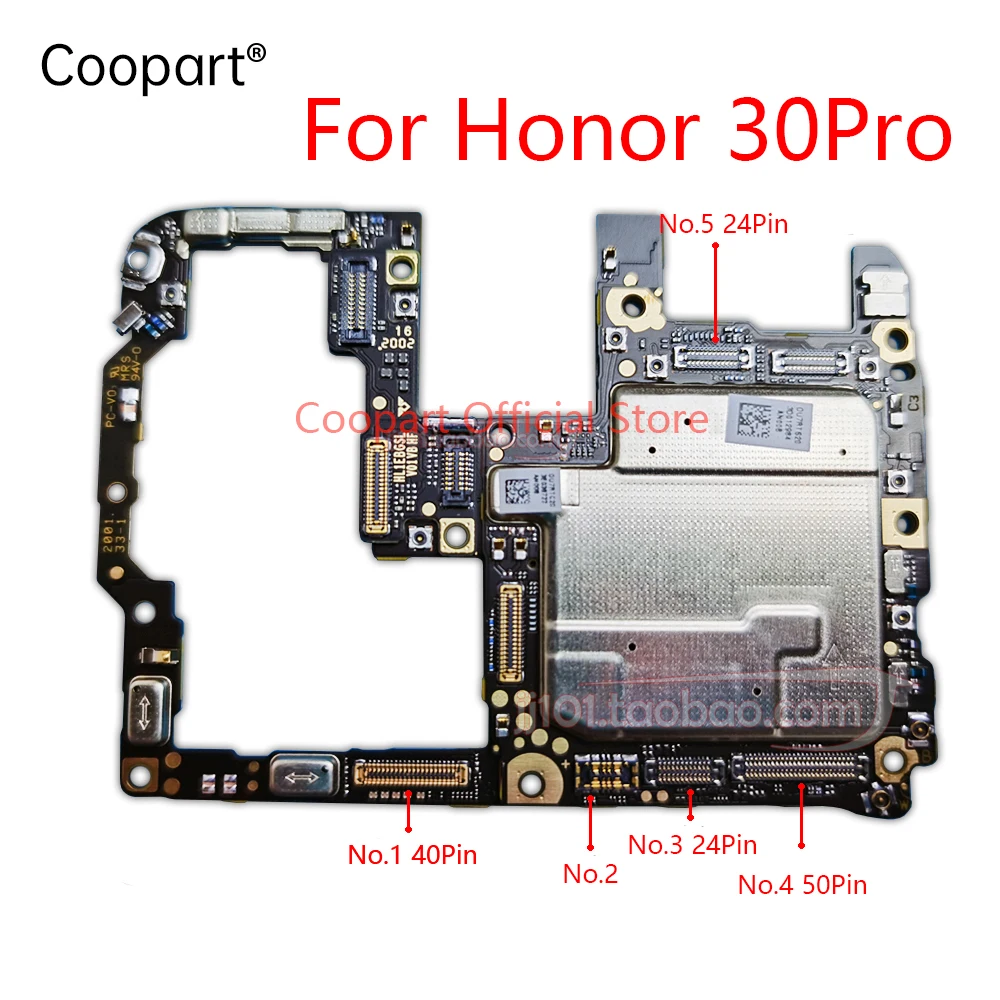 2Pcs New LCD Screen Display FPC Flex Plug Battery Connector For Huawei Honor 30 Pro Plus On Board 24Pin 40Pin 50Pin