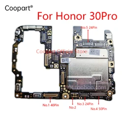 2Pcs New LCD Screen Display FPC Flex Plug Battery Connector For Huawei Honor 30 Pro Plus On Board 24Pin 40Pin 50Pin