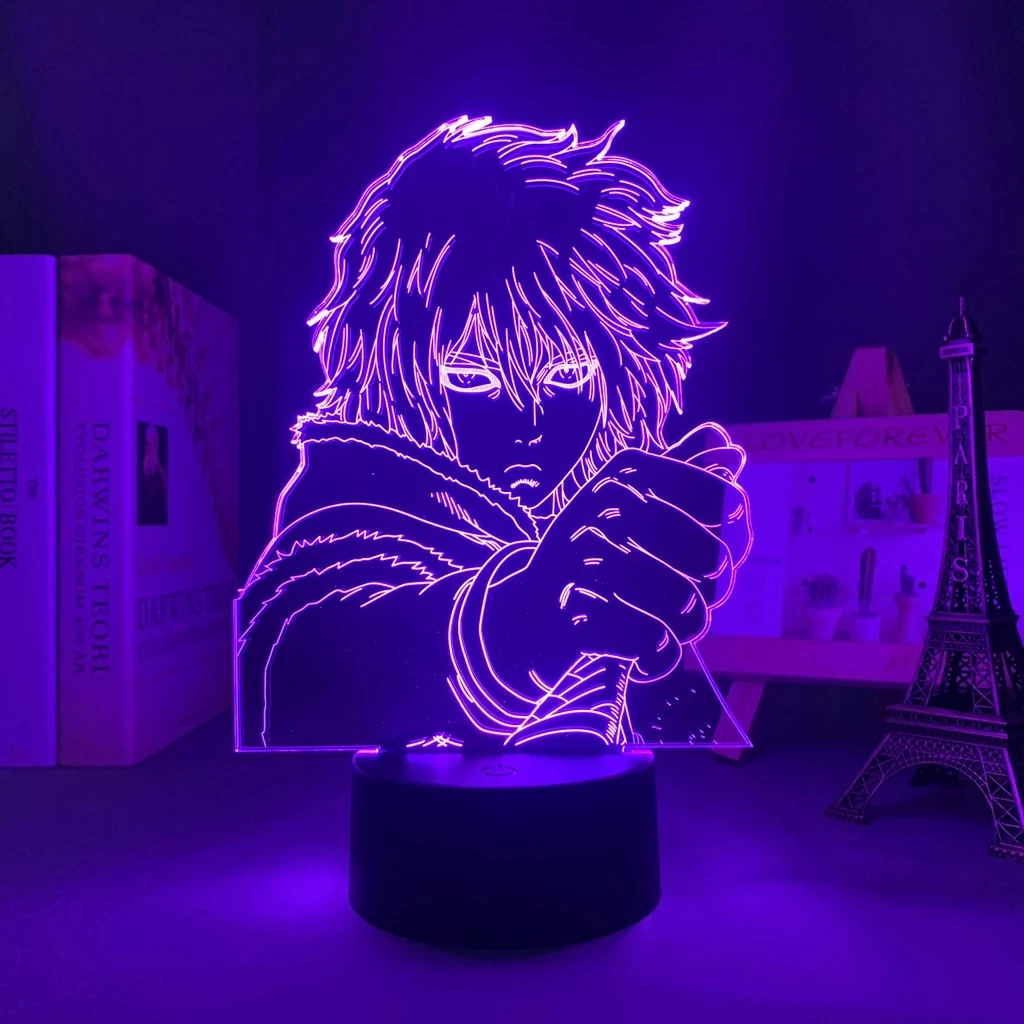 Anime Vinland Saga Led Lamp Thorfinn Karlsefni Figure for Kid Bedroom Decor Friend Birthday Gift 3d Light Manga Vinland Saga