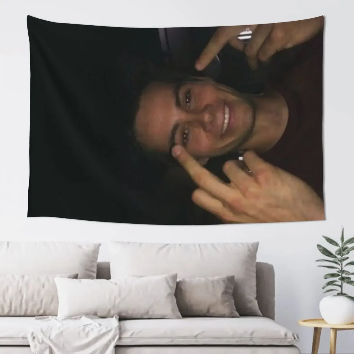 dylan o’brien middle fingers Tapestry Korean Room Decor Home Decoration Accessories Tapestry