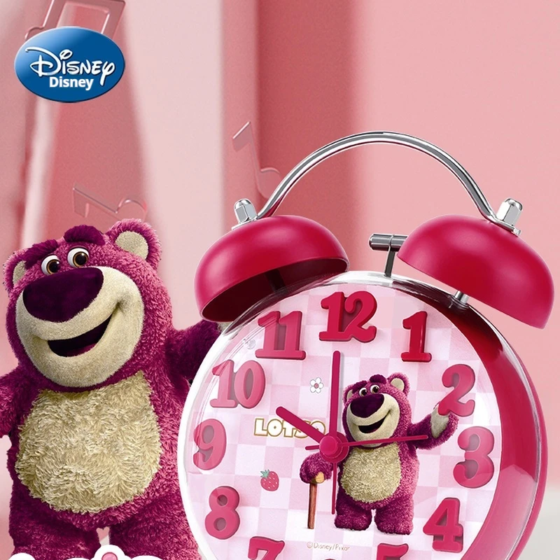 

Disney Strawberry Bear Children'S Alarm Clock For Students Special Wake-Up Device Girls Forced To Wake Up Junior High School