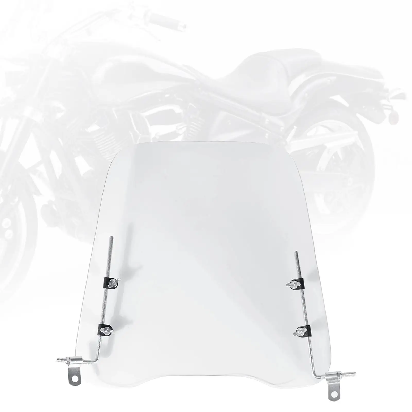 Motorcycle Windscreen Widened Edging Anti-Scratch Screen for Kawasaki