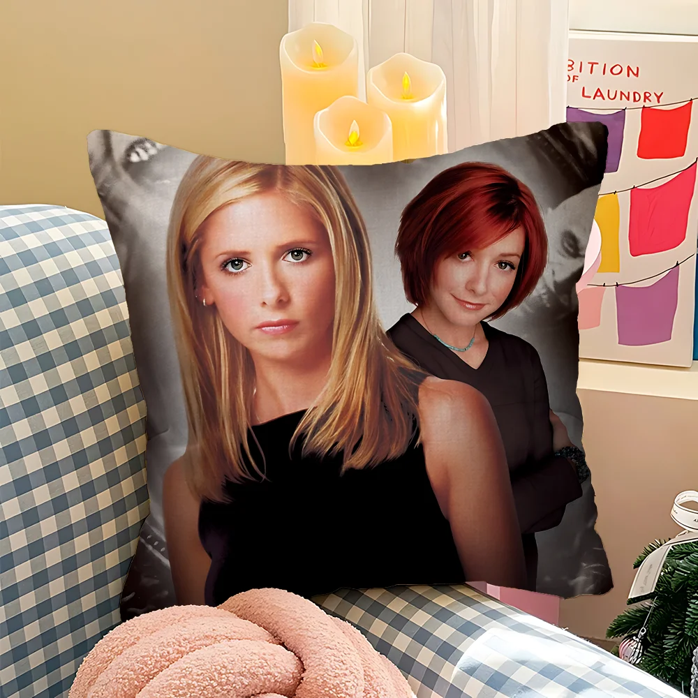 Buffy The Vampire Slayer Pillow Anime Pillow Sofa Bed Head Pillow Cover Cushion Cover 45x45 Cm Fashion