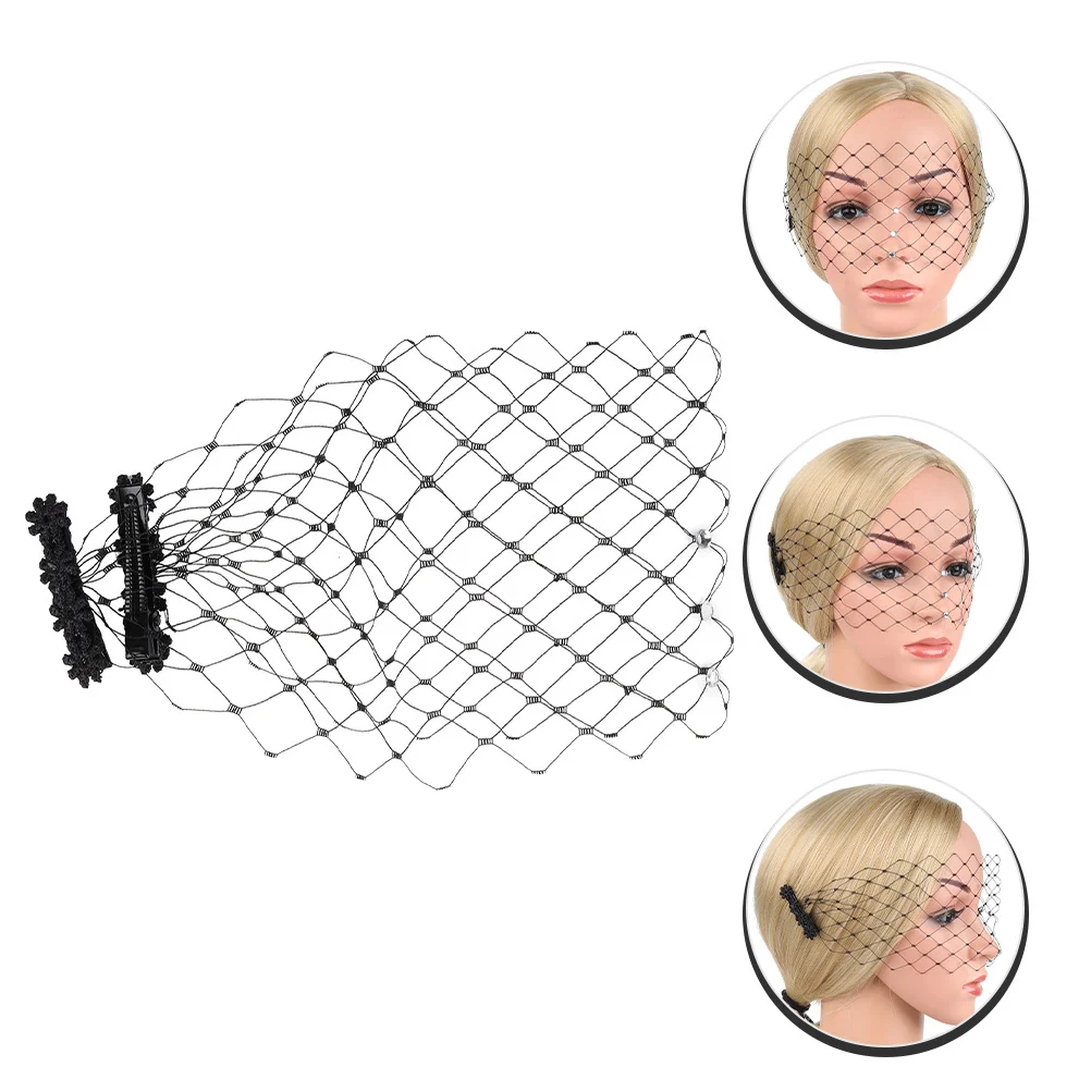 

Элегантная свадебная повязка на голову с сеткой, стразами и стразами-гвоздиками, головной убор-фасинатор для женщин, аксессуар для чаепитий и коктейлей