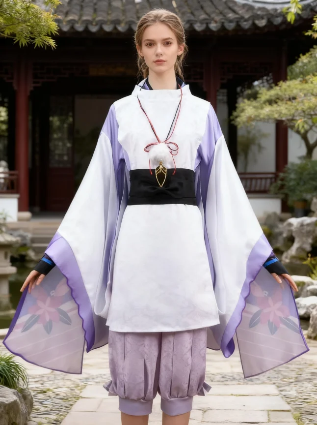 

Genshin Impact Cosplay Costumes, Past White Scaramouche Cosplay Costumes and Casual Wear for Halloween At Comic Exhibitions