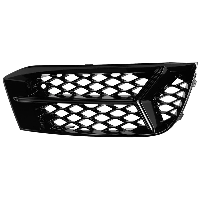 2PCS Honeycomb Fog Light Grille Barbecue Cover Fog Light Cover Front Mesh Honeycomb Car Parts Accessories For  A3 2017-2020