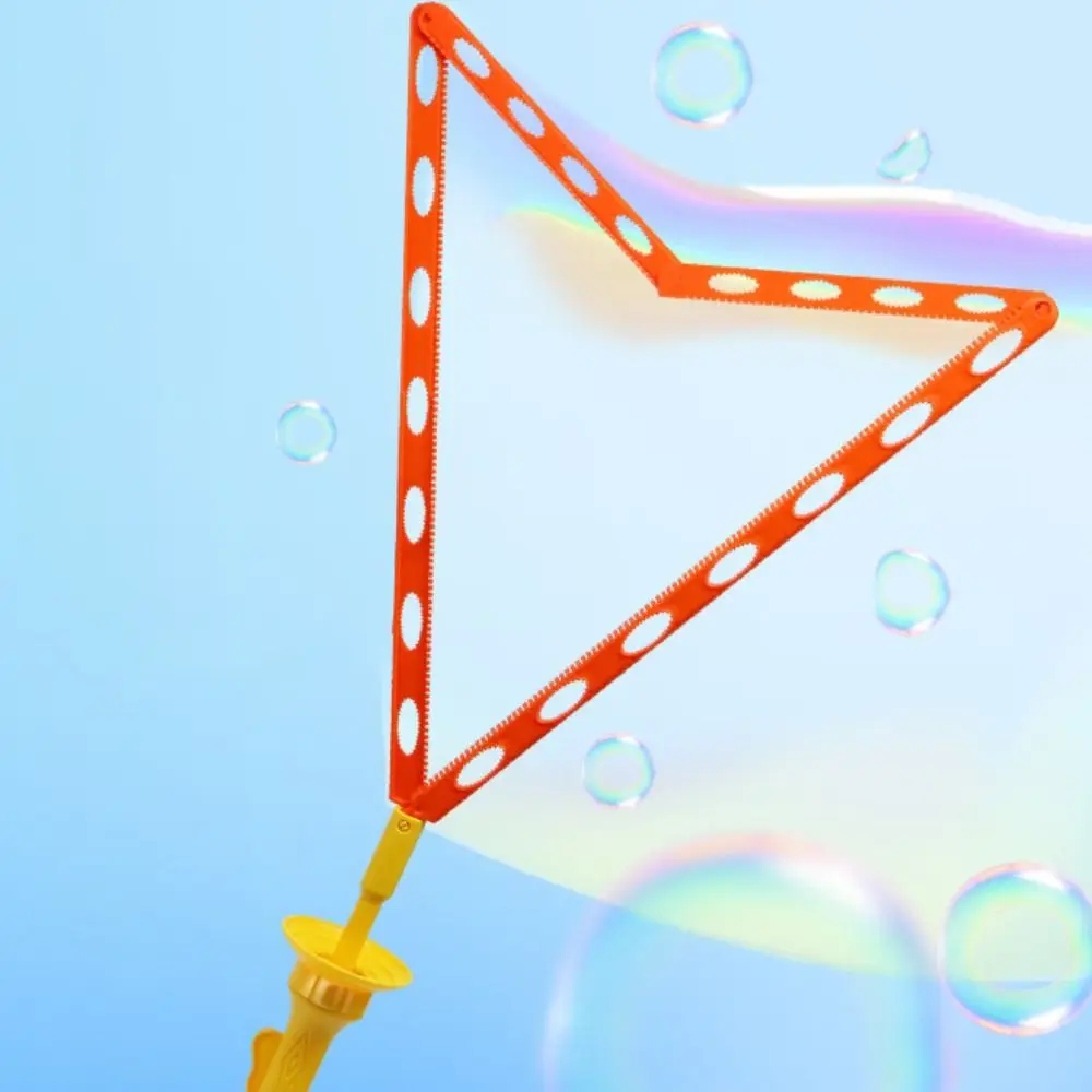 Portable Large Size Multi-hole Bubble Blower Multi-hole Handheld Soap Bubble Safety Plastic Bubble Blowing Outdoor