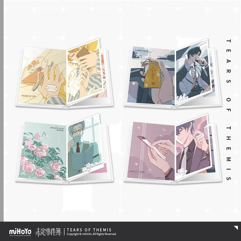

Official miHoYo Tears of Themis Genuine Anime Yatoumu Series First Bullet Game Surroundings minibook Fridge Stickers Gifts