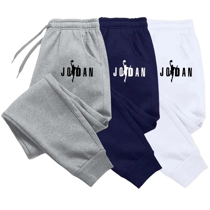

2024 New Men's Joggers Drawstring Casual Pants Fleece Sweatpants Workout RunFourning Gym Fitness Sports Trousers Sportswear