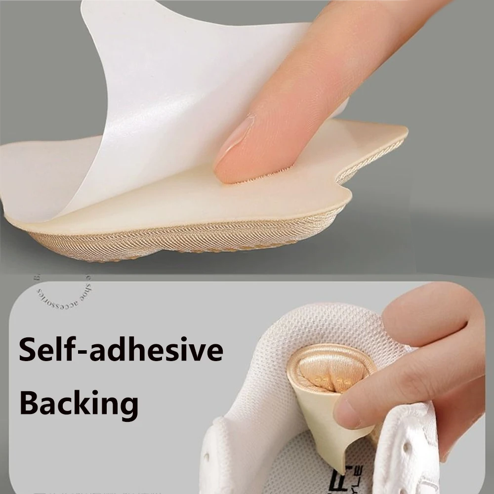 Heel Stickers Heel Protectors Sneaker Shrinking Size Insoles Anti-wear Feet Shoe Pads Adjust Size Pain Relief Cushion Insert