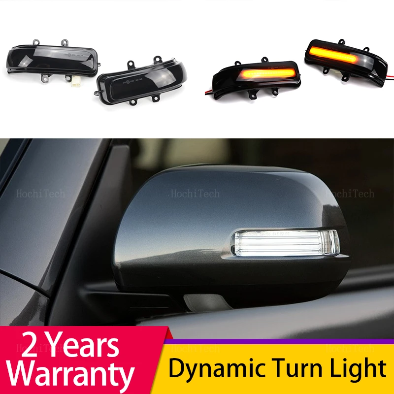 

Smoked LED Dynamic Turn Signal Light Side Mirror Flashing Light for Toyota RAV4 XA30 Vanguard Estima Alphard AH20 Vellfire Noah