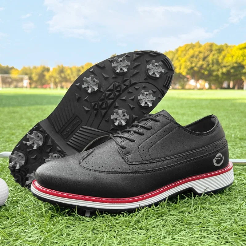 

Brand Golf Shoes For Men Big Size Walking Shoes For Men Professional Golf Training Shoes Youth Outdoor Lawn Men Athletic Sh
