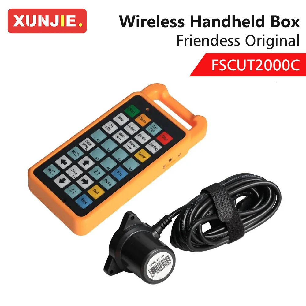 Original WKB V6 Control System Wireless handle Box for Friendess FSCUT FSCUT2000C CypCut BCS100 BMC1604 Fiber Laser Machine