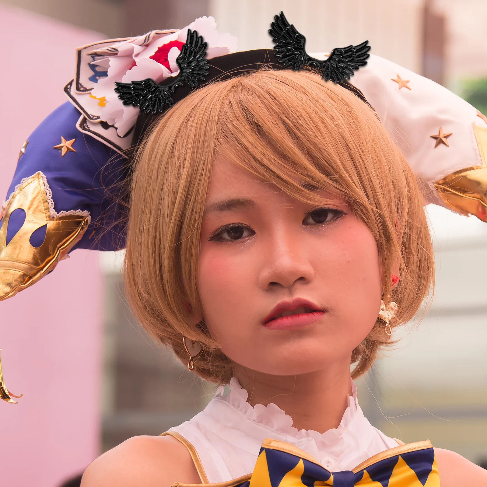 

10Pcs Angel Wings DIY Headwear Accessory Creative Flannelette Ornament for Hairpin Clothes Bags DIY Crafts Supply Gift