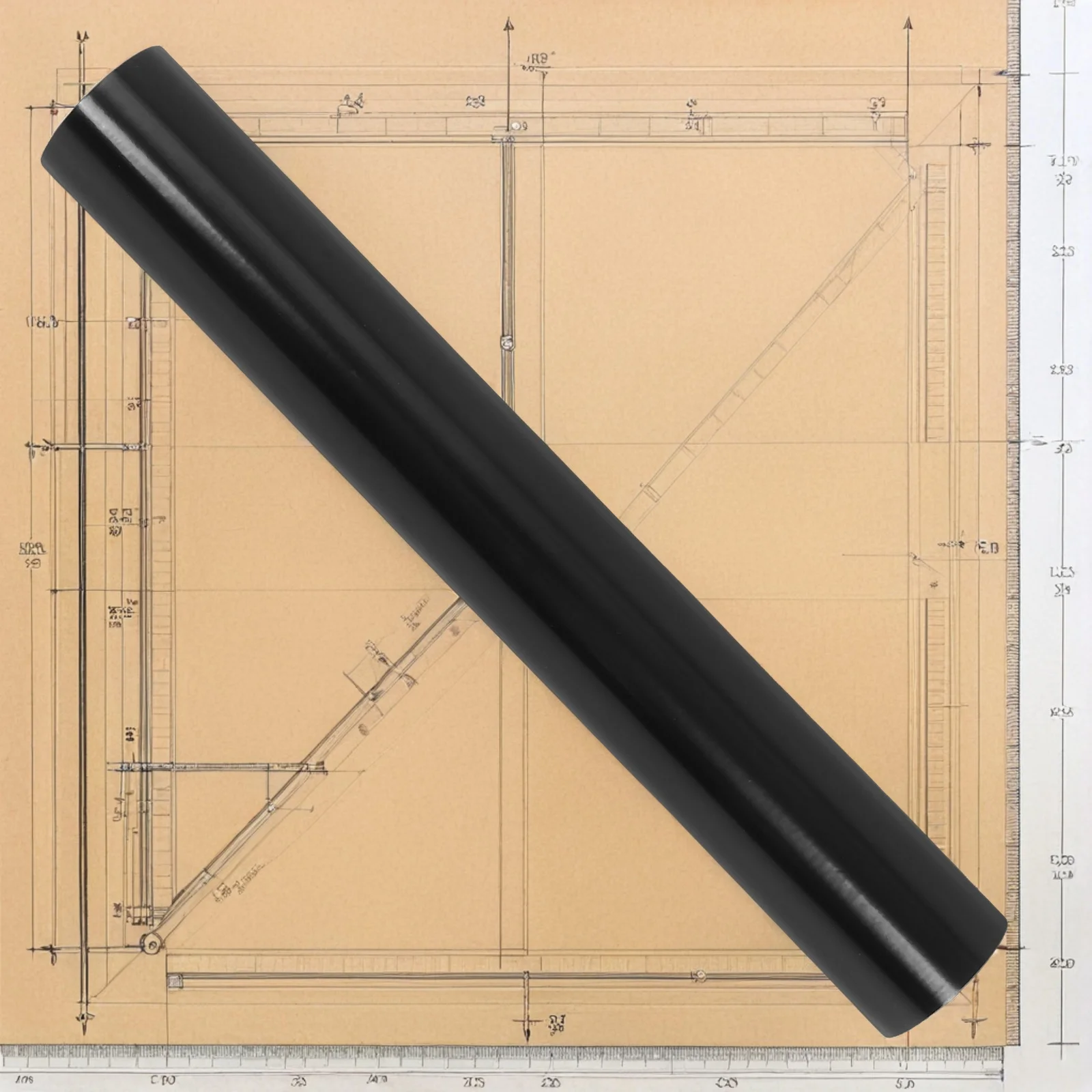 1 Roll Laser Engraving Vinyl: Glossy Black Adhesive Craft Paper For Ceramic Metal Glass Diy Projects Waterproof Permanent