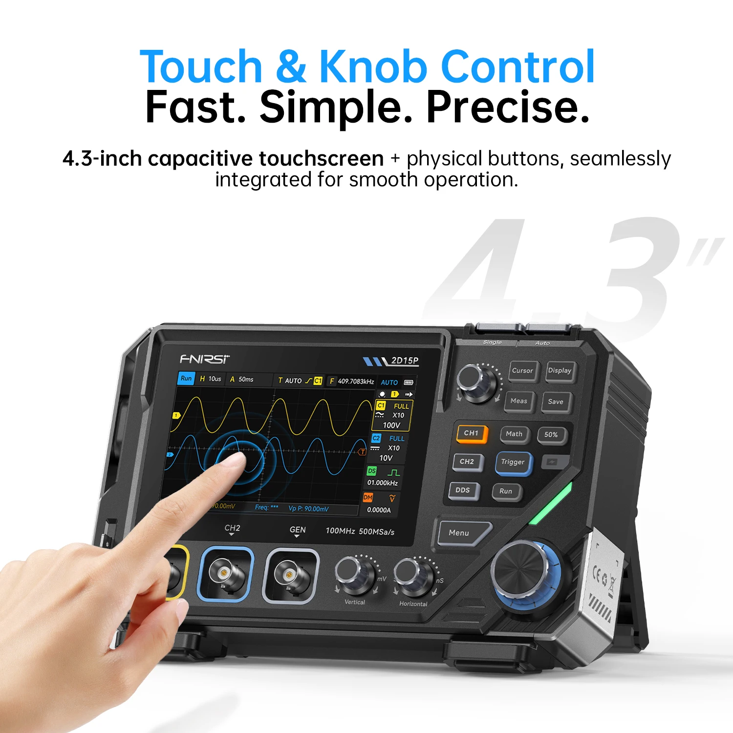 2D15P Dual-Channel Digital Oscilloscope Multimeter