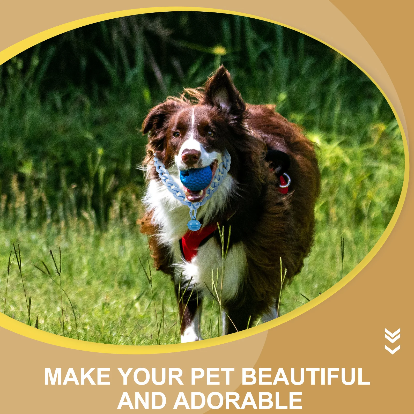 

Pet Collar Adjustable Cat Dog Necklace With Bell Wear-Resistant Decorative Kitten Puppy Collar Pet Accessory Birthday Gift