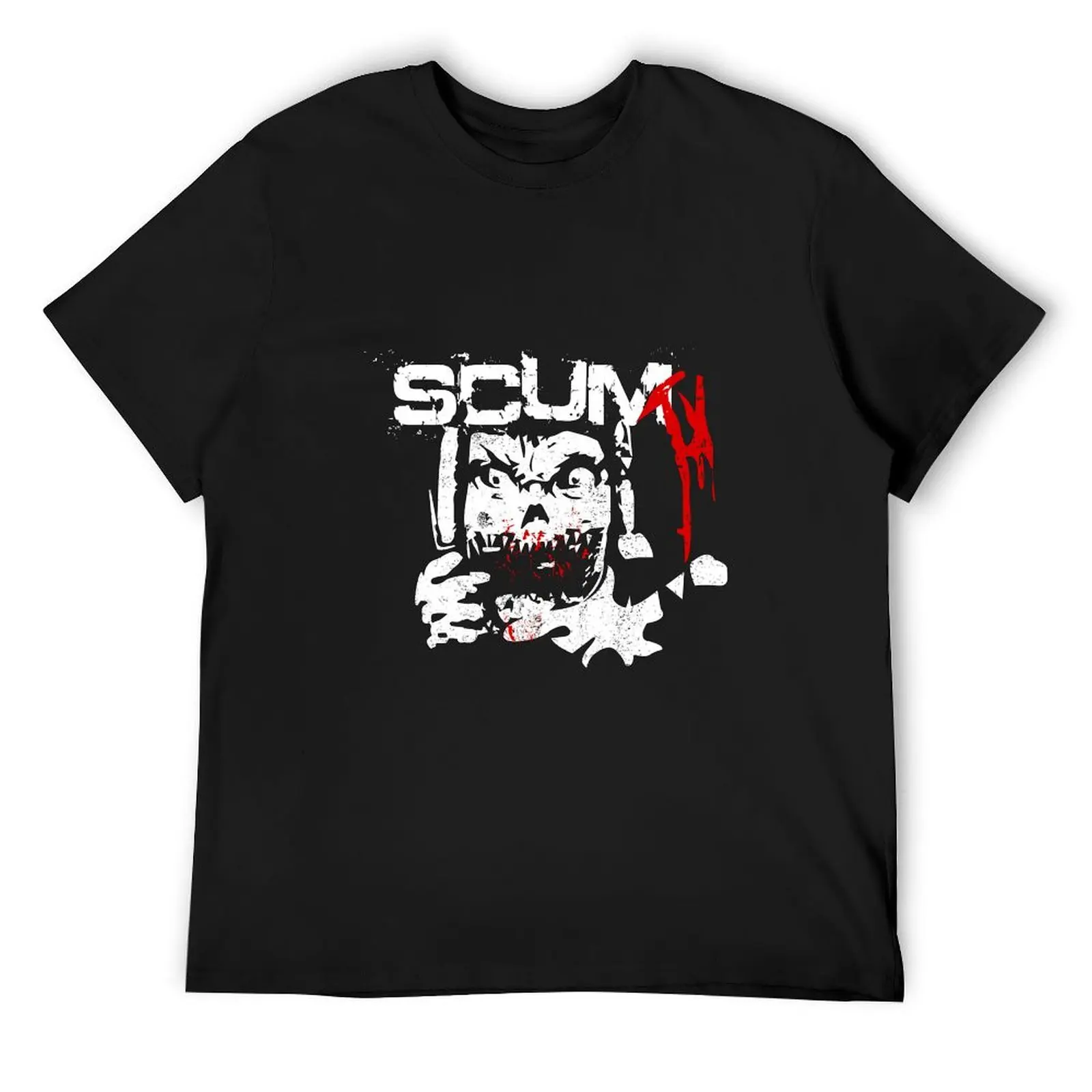 SCUM GAME T-Shirt summer clothes rapper graphic tees boys animal print t shirts for men cotton