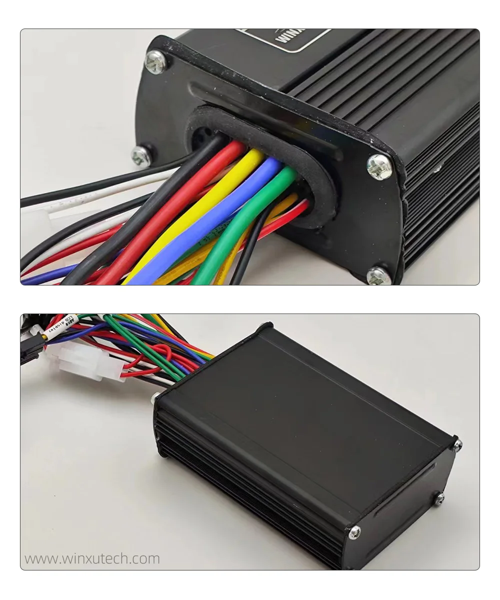 36V 48V 500W 25A FOC Sinuswelle Bürstenloser Motor Universal Controller TF-100 LCD-Farbdisplay-Set für Elektroroller Fahrrad – Detail 3