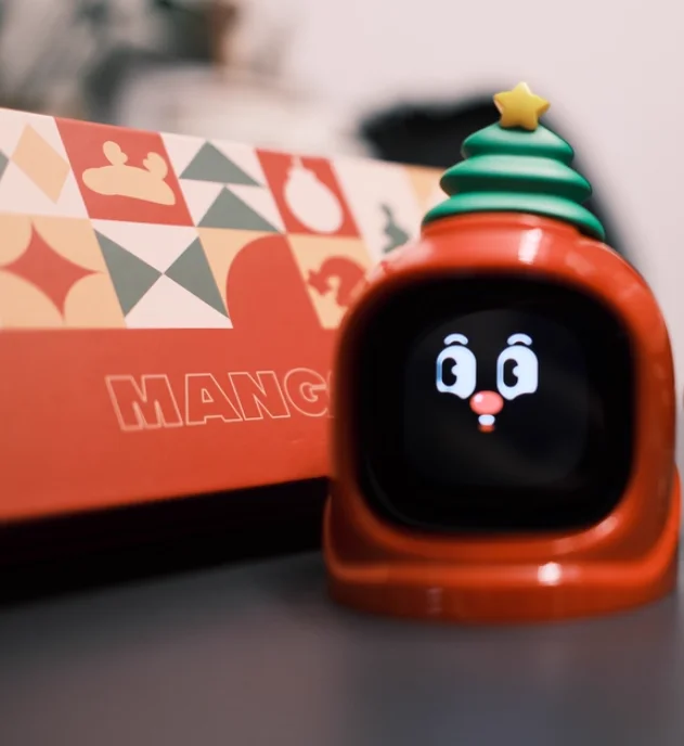 【ベストセラー】mangogo-クリスマス限定版カーロボット-クリエイティブカーデコレーション-クリスマスギフト-電子ペットデコレーションギフト