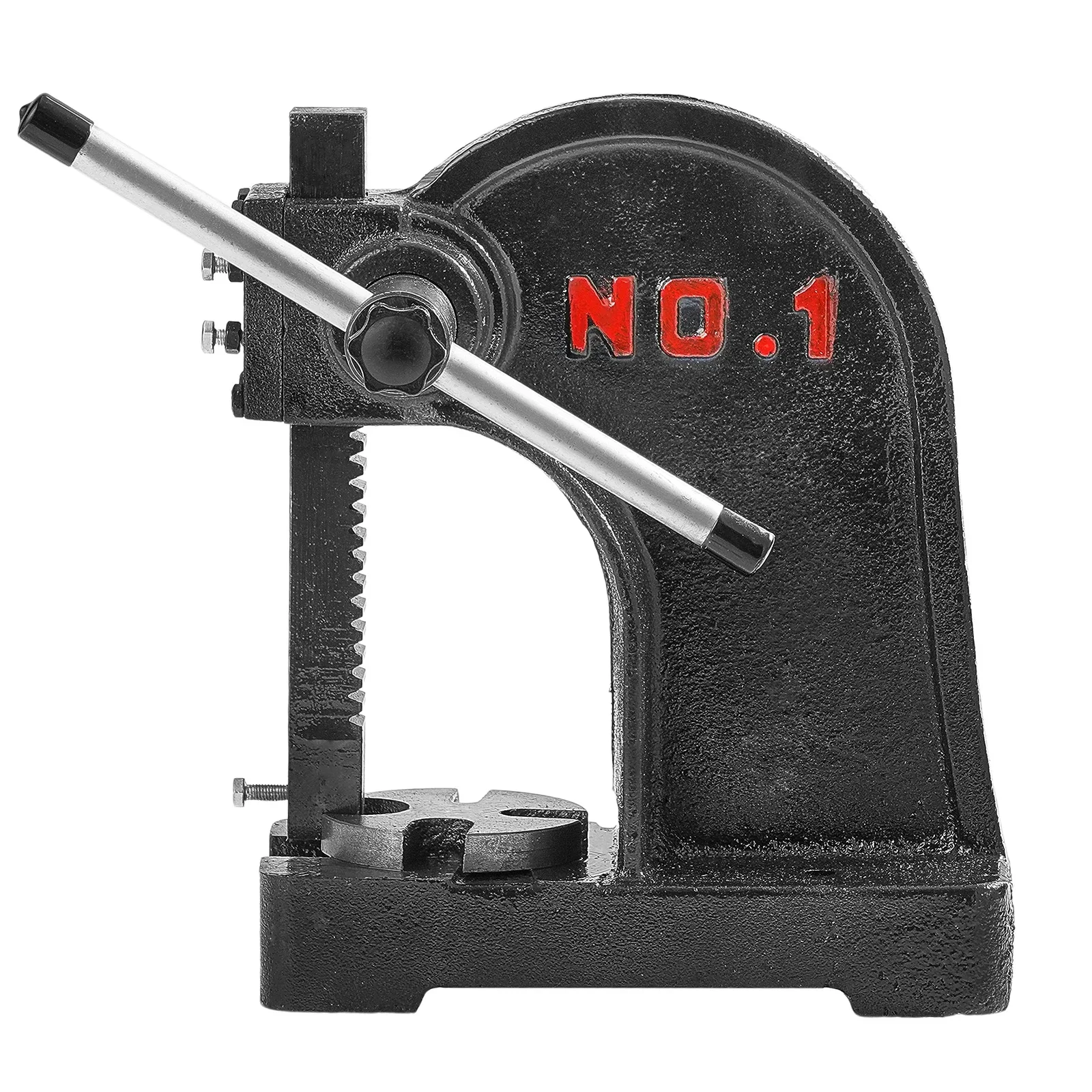 SucceBuy 1 Ton Arbor Press Manual Arbor Press Cast Iron Heavy-duty Manual Desktop Arbor Precision Hand Press for Stamping