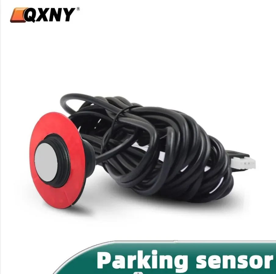 

QXNY Original Embedded Flat sensors Car Reverse Backup Radar Parking Sensor Parktronic Detector Assistance Flat Probe System 12V