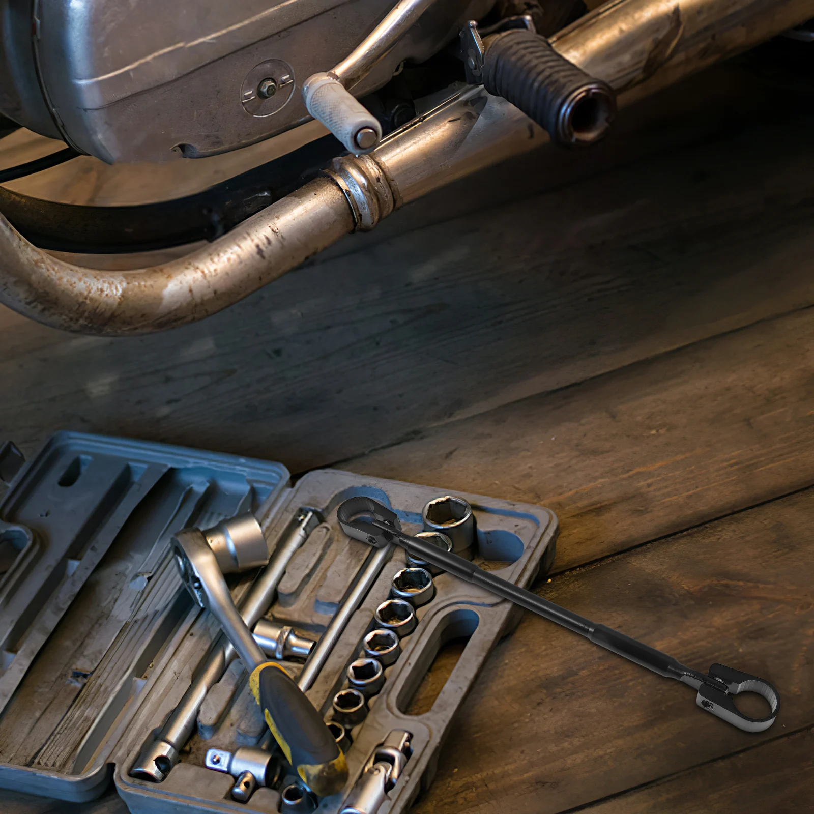 

Universal Motorcycle Handlebar Replacement Direction Balance Bar Enhanced Control Durable Modification Parts Accessories