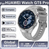 New for Huawei GT5 PRO Smartwatch 4GB Memory GPS Sport Track Video player Bluetooth call Electronic album Sports smartwatch 2025