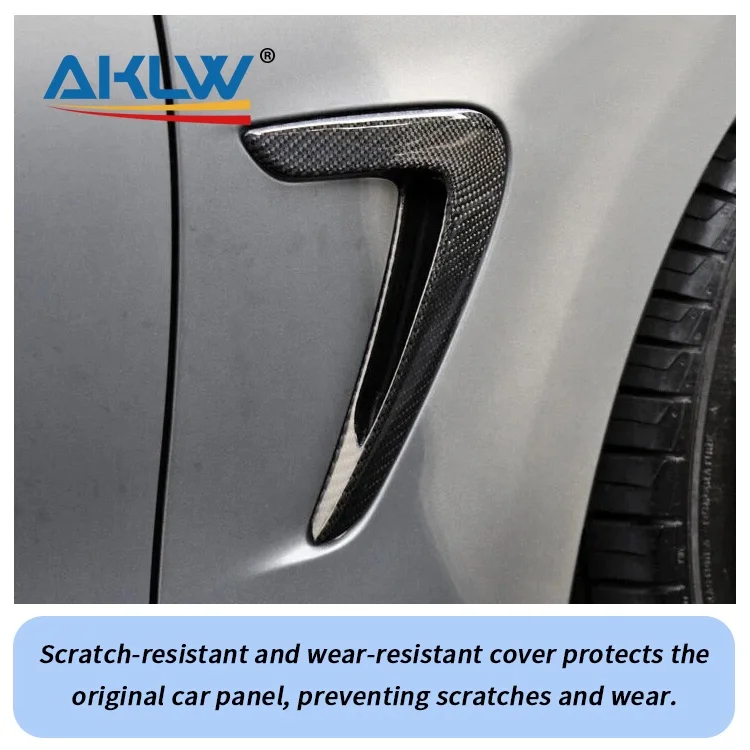 Carbon Fiber Front Side Decorative Trim for BMW 4 Series F32 F33 F36 Carbon Car Exterior Accessories 6