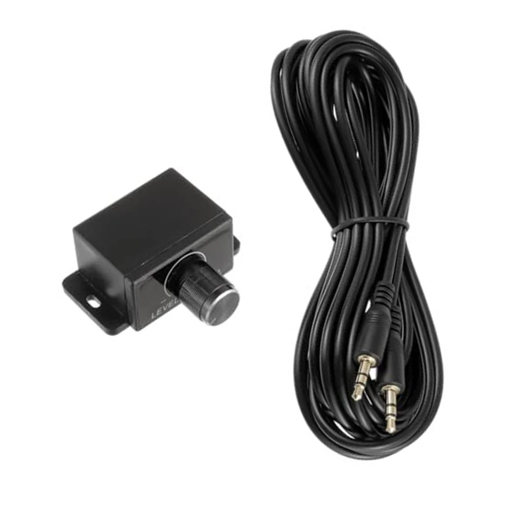 3.5mm Car For Audio Level Controller Knob for Subwoofer Volume Adjustment with Low Profile Design for Compact Installation