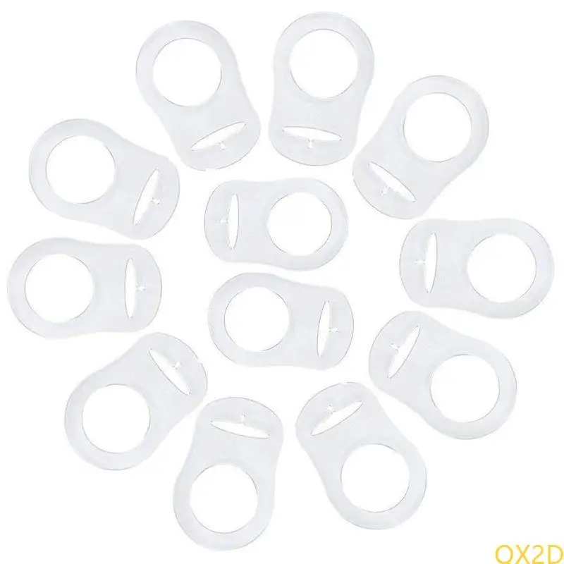 qx2d ความทนทานซิลิโคนทารกทารกใหม่เกิดแม่ pacifier Rings