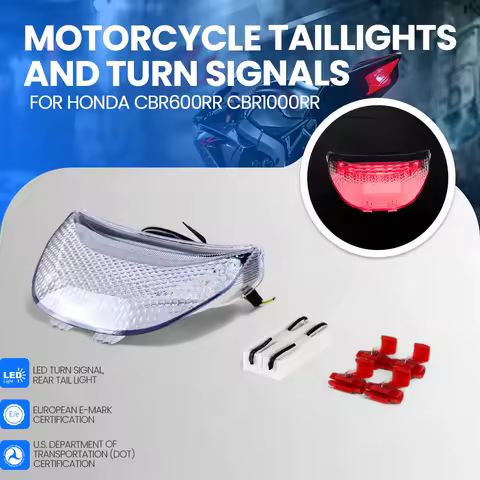 Motorcycle LED Turn Signal Tail Light Taillight For HONDA CBR600RR 2003 2004 2005 2006 CBR1000RR 2004 2005 2006 2007