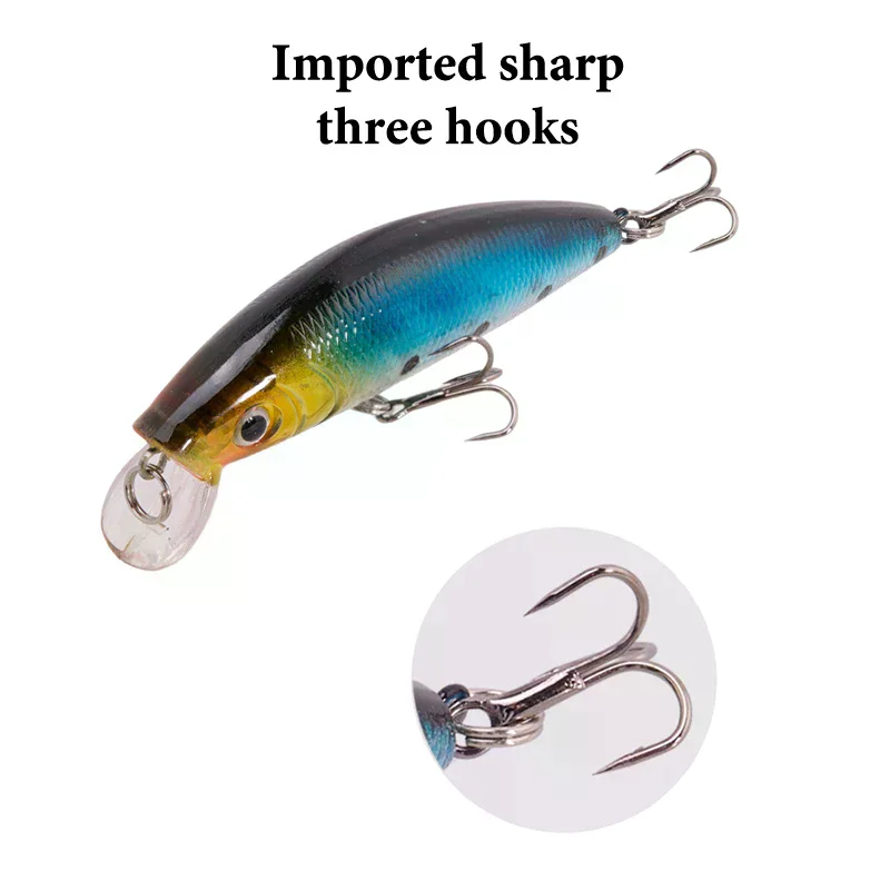 5Pcs/10Pcs Set Fishing Bait & Minnow Lure Kit – Saltwater Durable Lure Set With Box High-Eff Pro Design